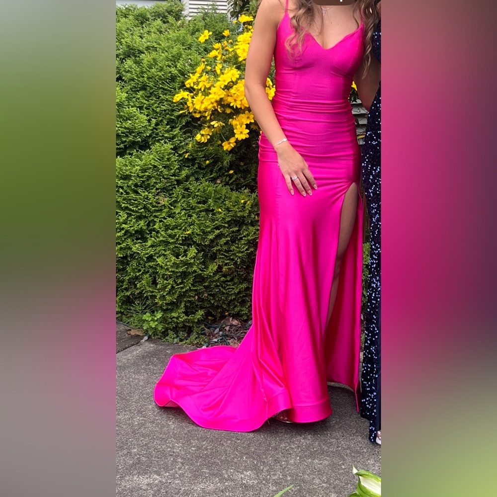 Fuchsia Prom Gown